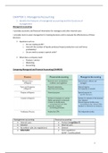 Samenvatting management accounting (deel 1)