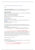 CM1007 Communication Technologies and Their Impacts Full Summary 