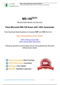 Microsoft Role-based MS-100 Practice Test, MS-100 Exam Dumps 2020 Update