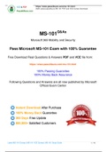 Microsoft Role-based MS-101 Practice Test, MS-101 Exam Dumps 2020 Update