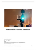 Eindopdracht - Persoonlijk leiderschap - Eindcijfer 7,5 incl beoordeling