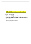 ATI PN Comprehensive Exit Exam,  (14 versions), New 2020,Question Answers,Verified correct Answers