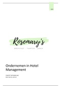 Concept ontwikkeling - Ondernemen in Hotel Management 