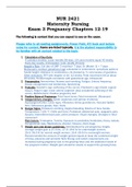 NUR 2421 Maternity Nursing Exam 3 Pregnancy Chapters 12-19 [ACE Guarantee]