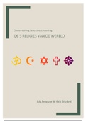 Samenvatting 'De 5 religies van de wereld'