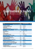 Summary Organisations & Society 2020-2021