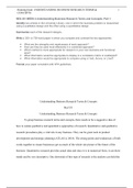 RES 351 WEEK 4 Understanding Business Research Terms and Concepts.docx