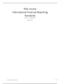 Summary of International Financial Reporting Standards  with Professors Audio Explanations