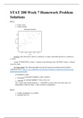 STAT200 Week7 Homework Solutions (Approach-3), University of Maryland University College (UMUC)