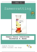 Samenvatting: Chemie Overal Scheikunde: Hoofdstuk 9 t/m  14 (VWO 5)