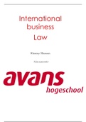 Summary international business law Y1Q1, chapter 1/3/4/7/8/15 