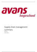 Summary supply chain management year 1 Q2, chapters 1/2/4/3/5 incl. powerpoints