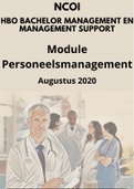 ncoi moduleopdracht personeelsmanagement voorbeeld geslaagd management en management support 