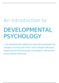 Developmental Psychology Chapters (4)