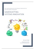 Samenvatting Systems Innovation - Eva van Veen