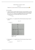 College Algebra: MAC1105 Exam 3