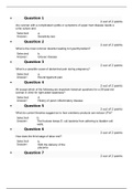 NUR 6551 Final Exam Questions, 100% Correct Answers, Download to Score A