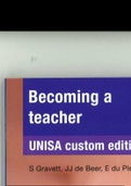 Becoming a Teacher Unisa custom edition 