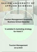 Thesis e-marketing strategy design & implementation European hotel improving occupancy