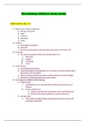 Chamberlain College of Nursing BIOS 242 Midterm Exam Guide (Version 3) / BIOS242 Midterm Exam Guide (Newest -2020): Microbiology