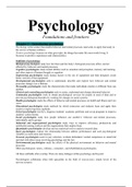 Samenvatting Psychology, ISBN: 9781305114302  Inleiding In De Psychologie