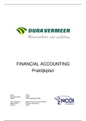 Eindopdracht NCOI MFC Masterclass Financial Accounting incl. feedback cijfer 7,5