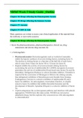 Chamberlain College of Nursing : NR565 Week 5 Study Guide _Outline / NR 565 Week 5 Study Guide _Outline (V2)(LATEST, 2020) 
