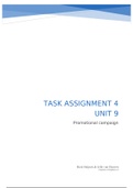 Essay Unit 9 Task 4 BTEC Level 3 