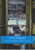 ATPL Theory - Operational Procedures Summary