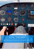 ATPL Theory - Flight Planning and Monitoring Summary