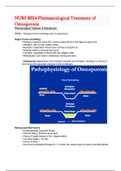 NURS 8024 Pharmacological Treatment of Osteoporosis (Verified)