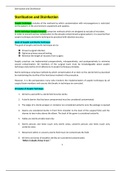 BIO 1030 - Sterilization and Disinfection Study Guide