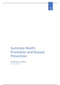 Summary Health Promotion and Disease Prevention