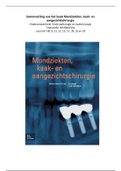 Samenvatting Mondziekten, kaak- en aangezichtschirurgie, ISBN: 9789031353217  Orale Pathologie En Kaakchirurgie (3013BA232A )