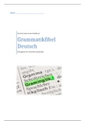 Duitse grammatica - kort samengevat