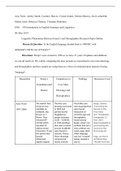 ENG 358 Introduction to English Grammar and Linguistics {Week 3 CLC Outline }