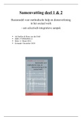 Samenvatting Basismodel voor methodische hulp en dienstverlening in het sociaal werk  Ad Snellen 4e druk 2014