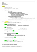 NSG 211 Patho Module 9b notes hematology part 2