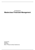 Masterclass financieel management - cijfer 6.8, NCOI, MBA, incl. beoordeling