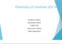 CHEM 120 Week 7 Chemistry Project; Group Project Presentation