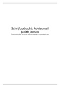 Adviesmail Judith Janssen (Jij als juridisch adiveur) - Minor arbeidsrecht