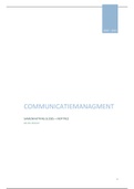 Samenvatting Communicatiemanagement (2020-2021)