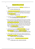 NR 601 FINAL EXAM (100 Q&A) / NR601 FINAL EXAM (100 Q&A) (NEWEST - 2021) | COMPLETE  SOLUTIONS | CHAMBERLAIN COLLEGE OF NURSING 