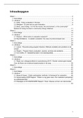 Samenvatting Beleid en Evaluatieonderzoek - Sociologie Jaar 2 - Verplichte literatuur   Uitgewerkte aantekeningen hoorcolleges 2020/2021