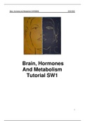 Tutorials Brain, hormones and metabolism
