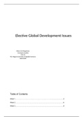 Global Development Issues 