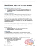 Reader Nutritional Neurosciences summary