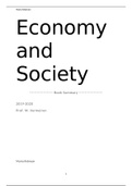 BSc Social Sciences - Economy and Society - Year 2 Summary