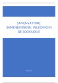 Samenvatting Samenlevingen (N. Wilterdink, B. van Heerinkhuizen)  8e druk, ISBN: 9789001865122