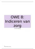 Samenvatting  OWE 8 - Indiceren Van Zorg